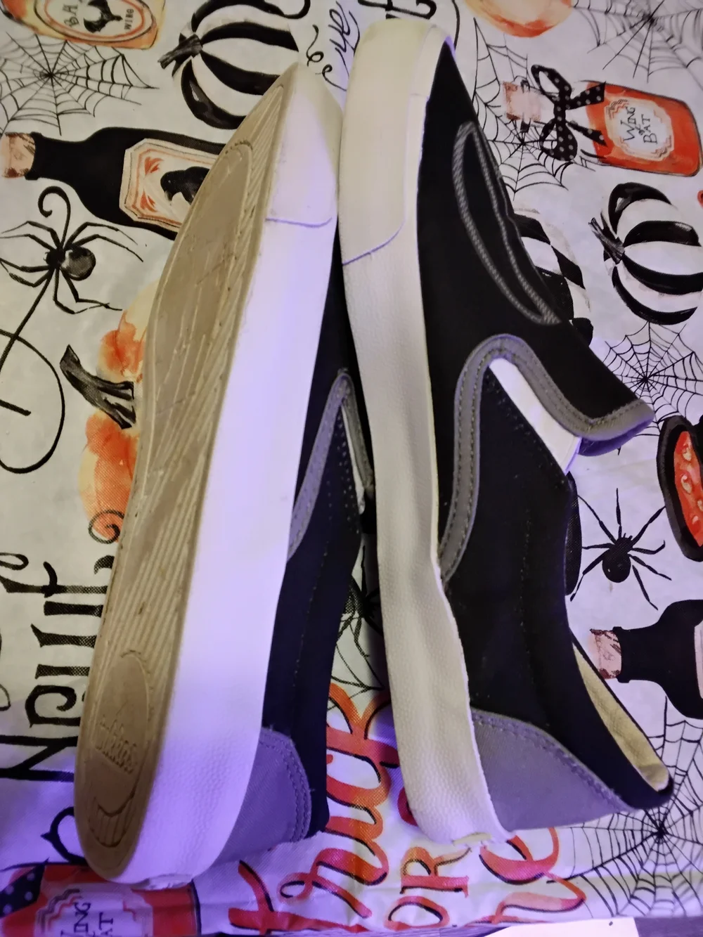 Inkkas Men's Size 7 Women’s size 9 Bad A*ss canvas skater shoes sneakers